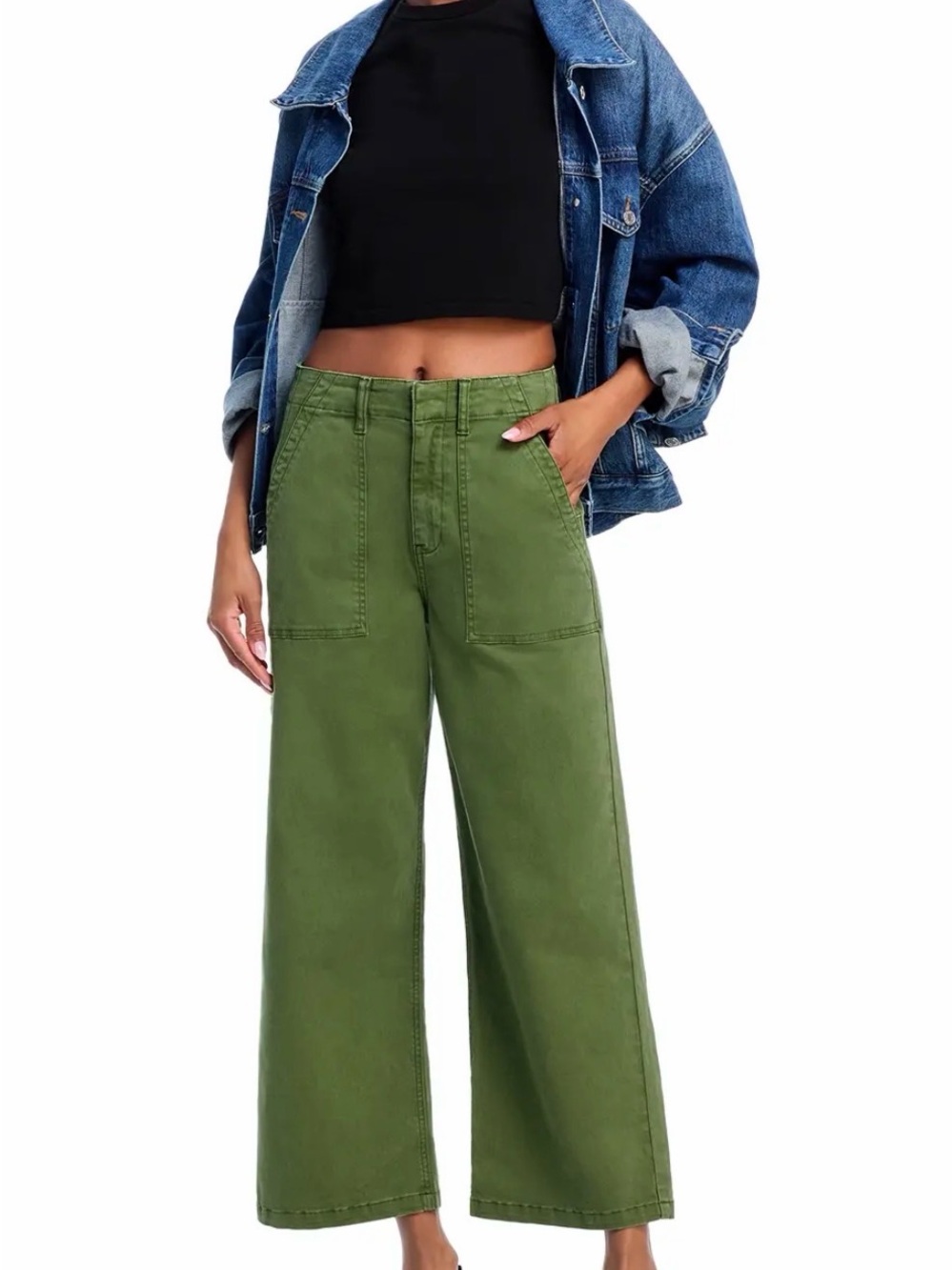 Pistola Sophia utility ankle wide leg pant NWT